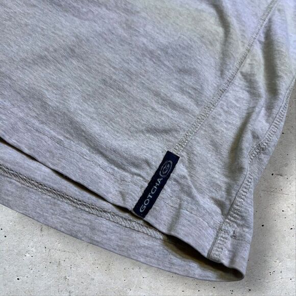 y2k Gotcha Surf Short Sleeve T-Shirt Size XL Grey Blue Short Sleeve Crewneck - Picture 2 of 6